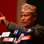 भीम रावलले आज पत्रकार सम्मेलन गर्दै