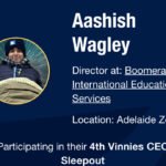 “सार्वजनिक आवासको पक्षमा आवाज उठाउँदै, आशिष वाग्ले चौथो पटक ‘CEO Sleepout’ मा सहभागी”