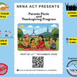 NRNA ACT द्वारा क्यानबेरामा अभिभावक पिकनिक र धन्यवाद कार्यक्रम